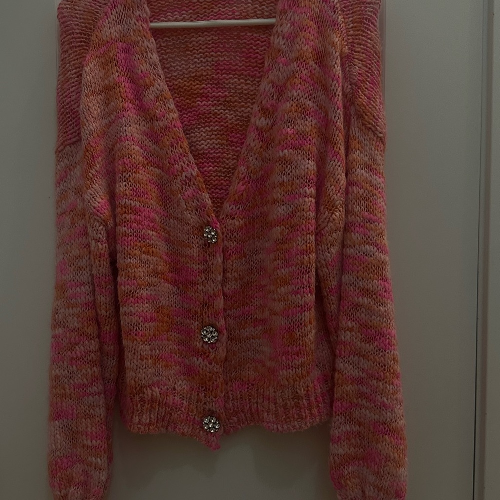 Cozy Multicolor Knit Cardigan